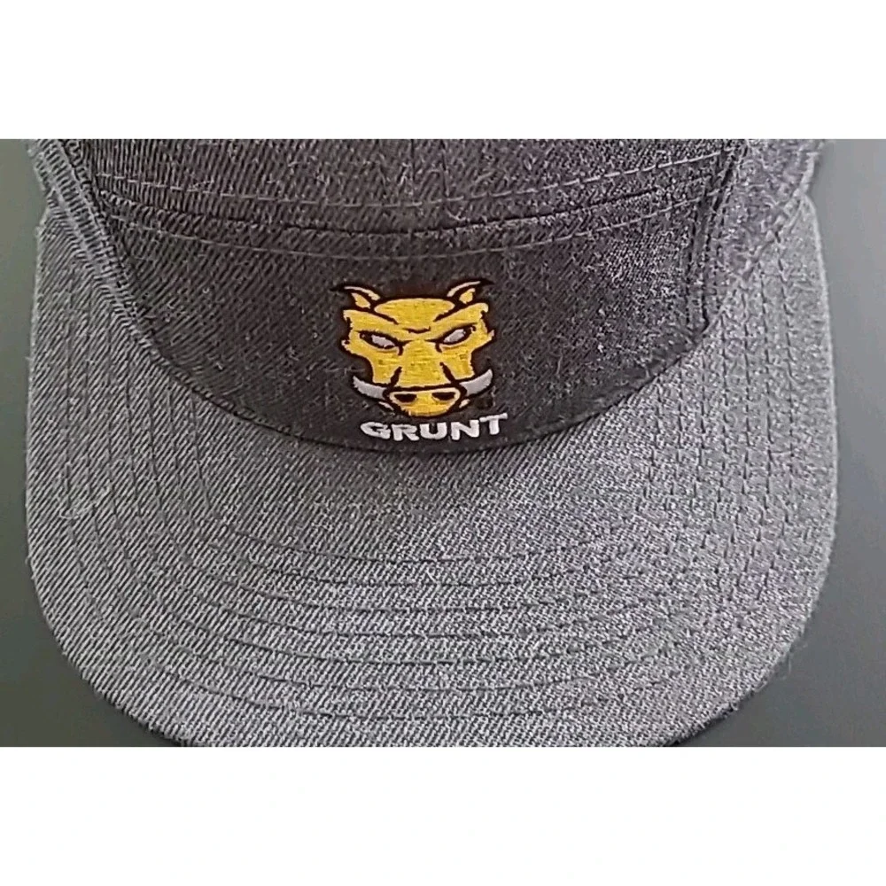 Grunt‎ Warthog Cap Hat Strapback Adjustable Dark Gray Cap America